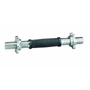 Capetan® 355 mm lange 30 mm Durchm. Kurzhantelstange (1 Stck.) mit Gummihandgriff, mit auslaufenden Gewinden Capetan® 355 mm lange 30 mm Durchm. Kurzhantelstange (1 Stck.) mit Gummihandgriff, mit auslaufenden Gewinden
