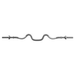   Capetan® 120 cm lange Trizepsstange mit 30 mm Durchmesser mit Gewindeverschlüssen