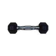 Capetan® Professional Line 1 kg HEX Einhand-kurzhantel für Fitnessraum mit gummierten Köpfen und verchromtem Griff – gummierte Hexagonhantel Capetan® Professional Line 1 kg HEX Einhand-kurzhantel für Fitnessraum mit gummierten Köpfen und verchromtem Griff – gummierte Hexagonhantel