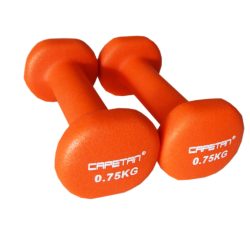   Capetan® 2x0,75 kg ein Paar Einhandhanteln mit Neoprenüberzug – Neoprenhanteln