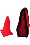 Halter/Transportsack für Markierungshütchen mit Schultertrage (für 20 Stck. 30 cm hohe Markierungshütchen geeignet)