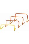 Capetan® Minihürdenset mit 15 cm fixer Höhe: 6-er Set, orangene Farbe