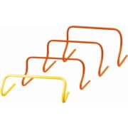   Capetan® Minihürdenset mit 15 cm fixer Höhe: 6-er Set, orangene Farbe