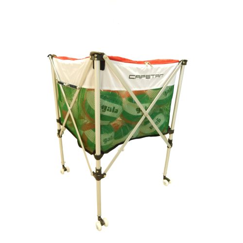 Capetan® Ballwagen, zusammenklappbar, rollbar, mit Deckel abschließbar